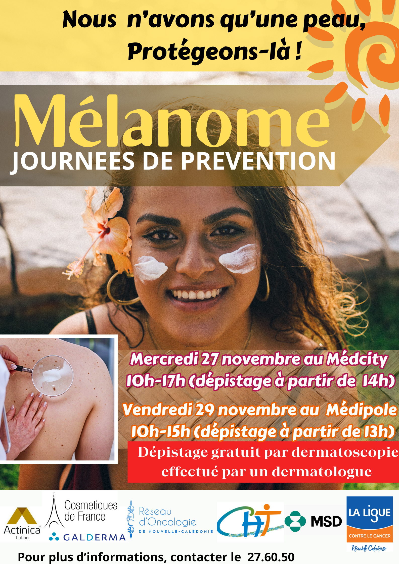 Journée information et dépistage du Mélanome